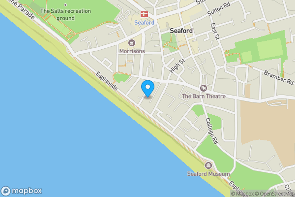 Map location for 4 St. Johns Road, Seaford, East Sussex, BN25 1JW