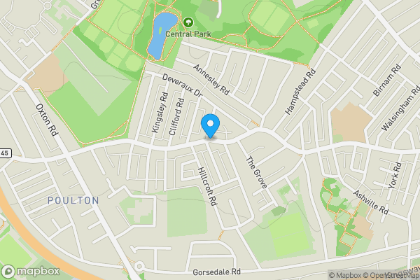 Map location for 182A-184 Poulton Road, Wallasey, Merseyside, CH44 4BZ