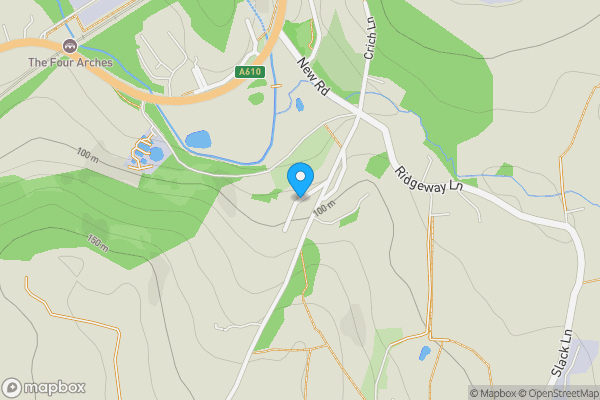 Map location for Hawkins Drive, Belper, Derbyshire, DE56 2JN