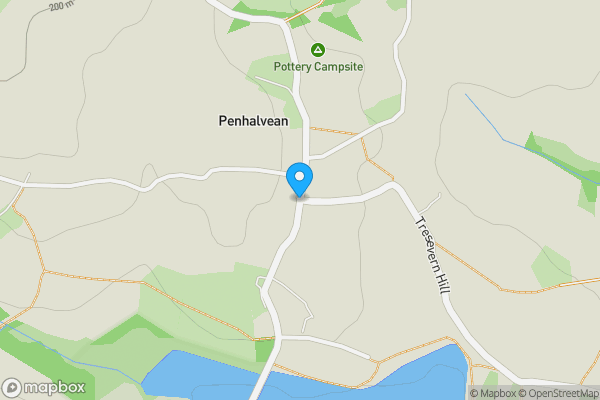 Map location for Land Adjacent Penhalurick Farm, Penhalvean, Redruth, Cornwall, TR16 6TG