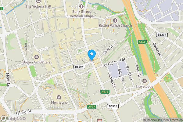 Map location for Bradshawgate, Bolton, Lancashire, BL1 1QD