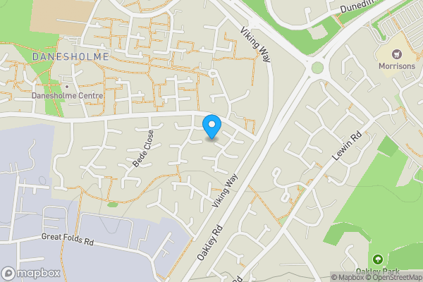 Map location for 51 Thetford Close, Corby, Northamptonshire, NN18 9PH