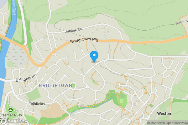 Map location for 78 Higher Westonfields, Totnes, TQ9 5QZ