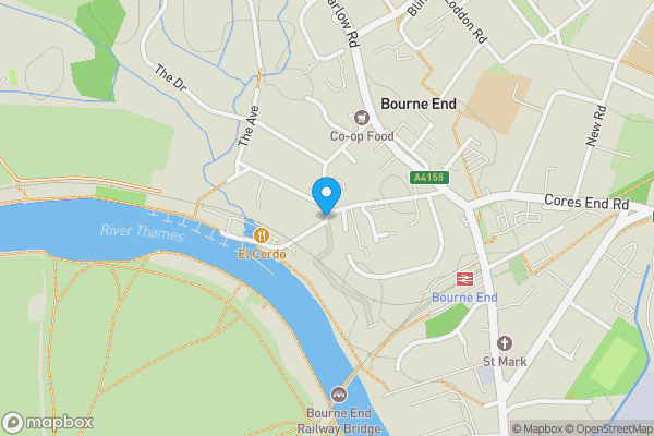 Map location for Apartment 11, Renaissance Bourne End, Wharf Lane, Bourne End, Buckinghamshire, SL8 5LU