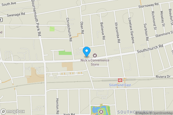 Map location for Flat 10, Meridian Point, 481 Southchurch Road, Southend-On-Sea, Essex SS1 2GJ