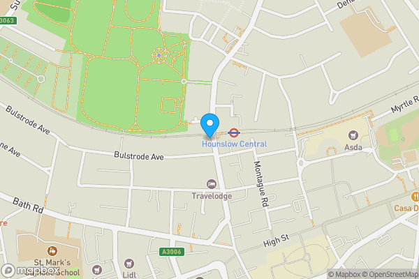 Map location for 56A Lampton Road, Hounslow TW3 1JQ