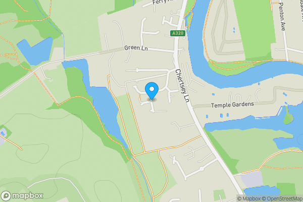 Map location for Land /Plot Access @ Clyve Way, Staines-Upon-Thames, Middlesex, TW18 3LJ
