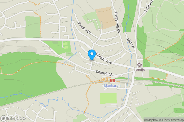 Map location for Apartment 11 The Old School House, Tredegar Avenue, Llanharan, Pontyclun, CF72 9BW