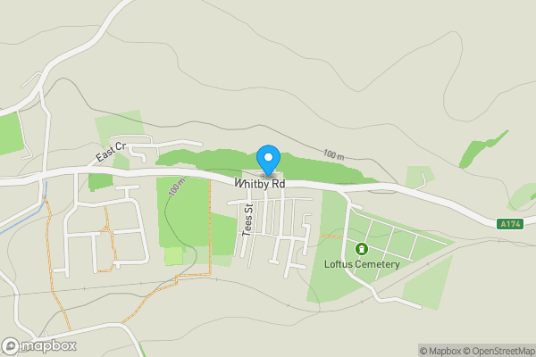 Map location for The Royal Hotel Whitby Road, Loftus, Cleveland, TS13 4LQ