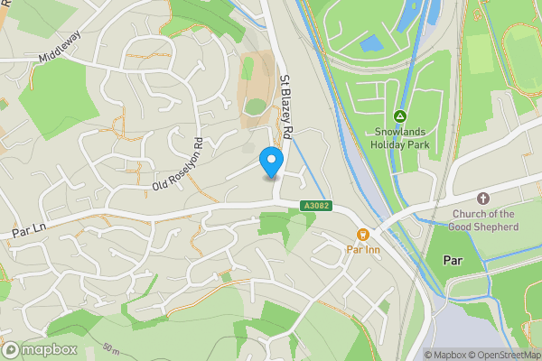 Map location for 20 St Blazey Road, Par, Par, Cornwall, PL24 2HY