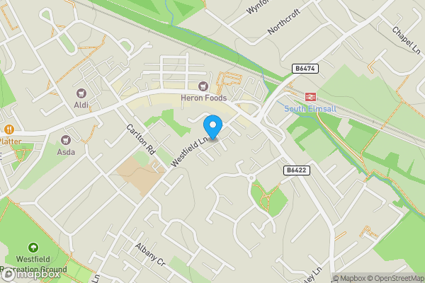 Map location for Former Pretoria Sports & Social Club, 45 Westfield Lane, South Elmsall, Pontefract, West Yorkshire WF9 2QB