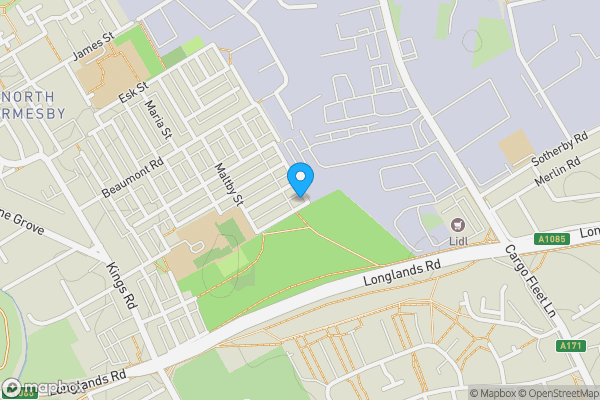 Map location for 45 Macbean Street, Middlesbrough, TS3 6PP