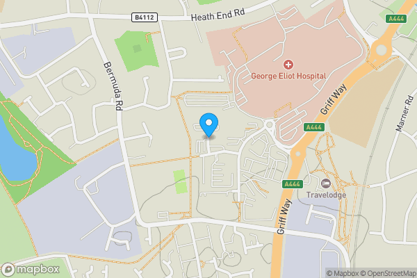Map location for Unit 7, Goldsmith Way, Eliot Business Park, Nuneaton and Parking Spaces CV10 7RJ