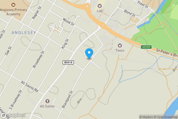 Map location for 319 Blackpool Street, Burton-On-Trent, West Midlands DE14 3AW