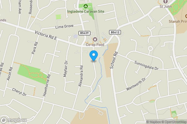 Map location for 29 Balmoral Place, Thornton Cleveleys, Lancashire, FY5 5HU
