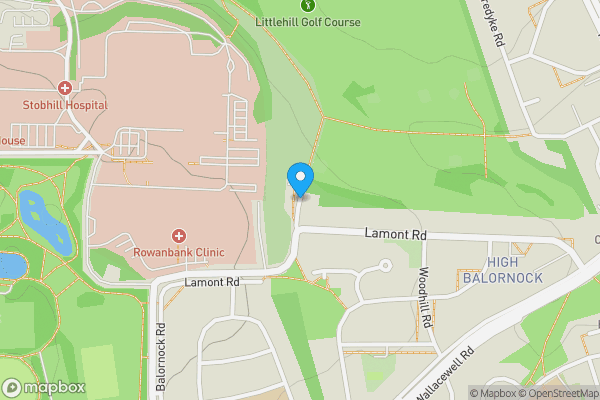 Map location for Land at Balornock Road, Balornock, Glasgow, G21 3UL