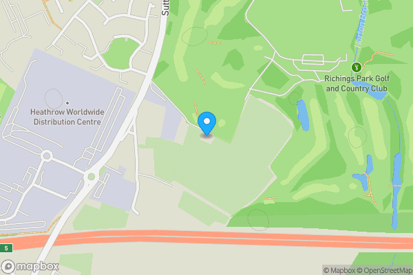 Map location for The Bungalow, 3 Sutton Lane, (entrance opposite Grasholm Way) Langley, Slough, Berkshire SL3 8AR