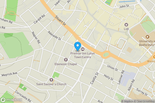 Map location for Flat 304 Block A Spring Place, Luton, Bedfordshire, LU1 5FT
