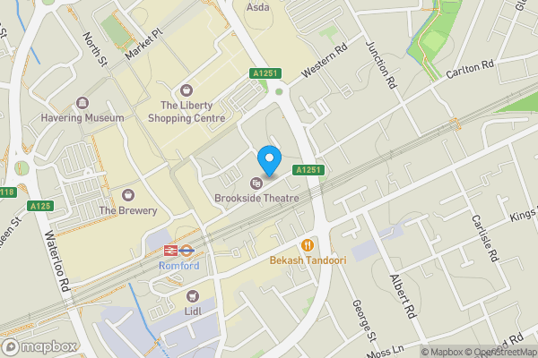 Map location for Flat 20 Scimitar House, 23 Eastern Road, Romford, Essex, RM1 3FA