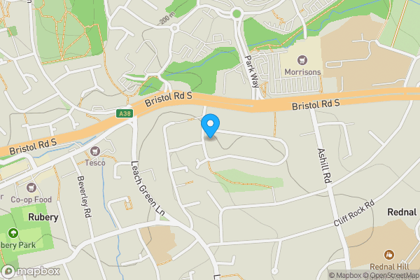 Map location for 18 Chapelfield Road, Rednal, Birmingham, West Midlands B45 9NU