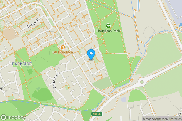 Map location for Part of Land At, Houghton Regis, Dunstable, Bedfordshire, LU5 5RE