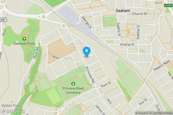 Map location for Dillon Street, Seaham, County Durham, SR7 7TN