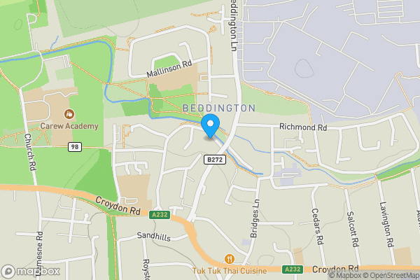 Map location for 76 Guy Road, Wallington, Surrey, SM6 7LY