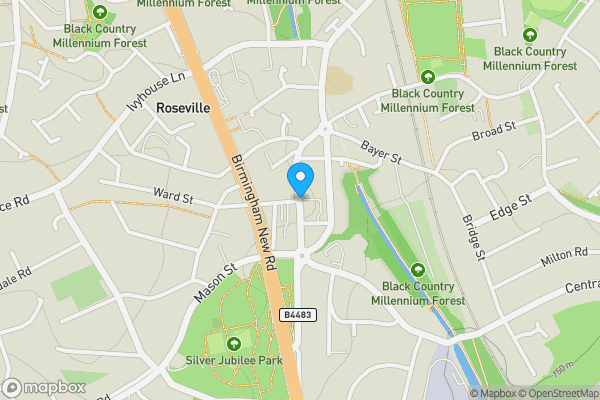 Map location for Castle Street, Bilston, West Midlands, WV14 9ES