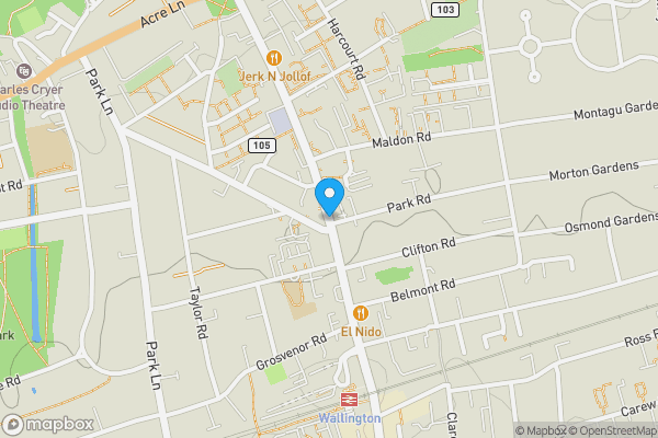 Map location for Manor Road, Wallington, Surrey, SM6 0AP