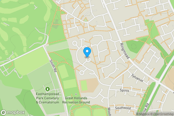 Map location for Staplehurst, Bracknell, Berkshire, RG12 8DD