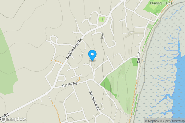 Map location for Flat 5, Kilmidyke Mansion, Kilmidyke Drive, Grange-Over-Sands, Cumbria LA11 7AH
