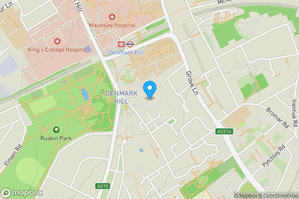 Map location for 191 Ruskin Park House, Champion Hill, Camberwell, London SE5 8TN
