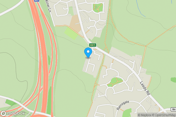Map location for 35 Pawson Street, Robin Hood, Wakefield, WF3 3BL