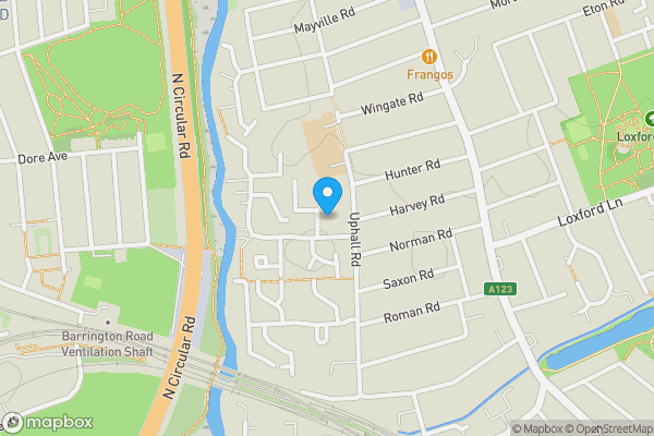 Map location for Flat 23 Springfield Court, Forsythia Close, Ilford, Essex, IG1 2BN