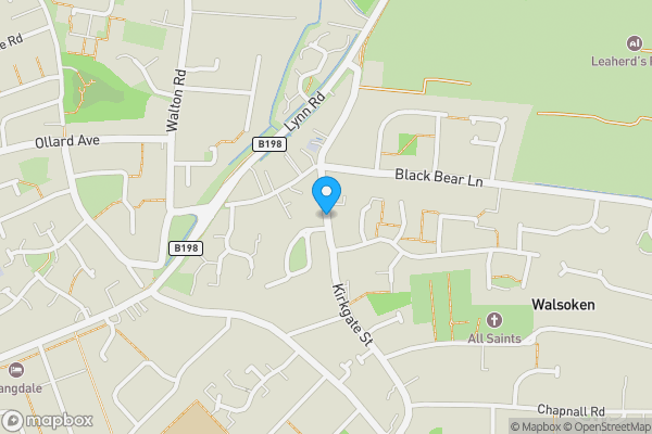 Map location for Kirkgate Street, Wisbech, Cambridgeshire, PE13 3QZ