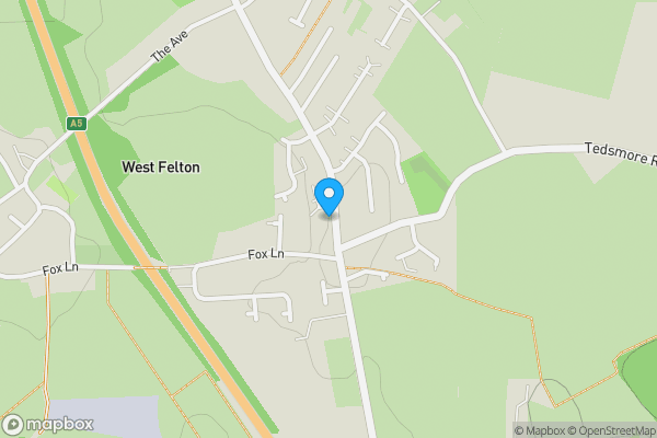 Map location for 1 Vine Villas, West Felton, Oswestry, Shropshire, SY11 4EN