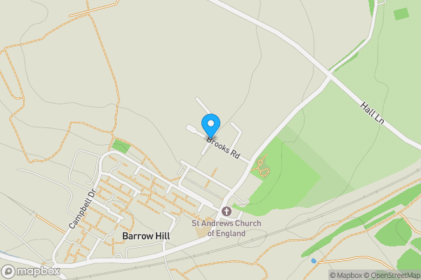 Map location for Land At the end of Brooks Road, Barrow Hill, Derbyshire, S43 2NN