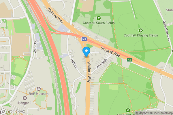 Map location for Henley Court, Watford Way, Hendon, London NW4 4SR