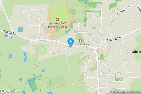 Map location for 4 Gladstone Terrace, Willaston, CH64 2TB