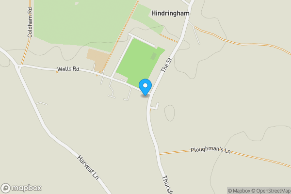 Map location for 3 Wells Road, Hindringham, Fakenham, Norfolk, NR21 0PN