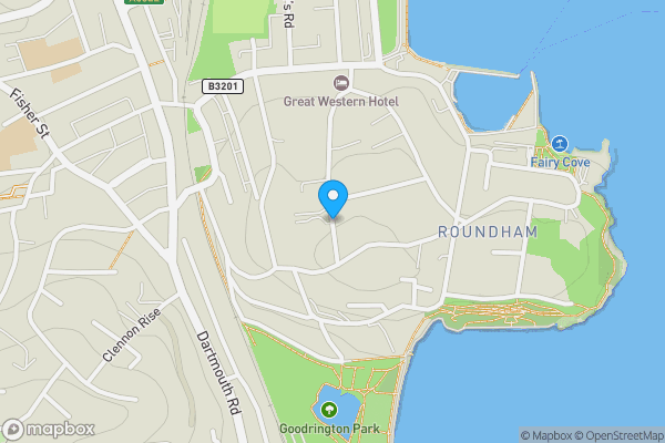 Map location for Belle Vue Road, Paignton, Devon, TQ4 6HD