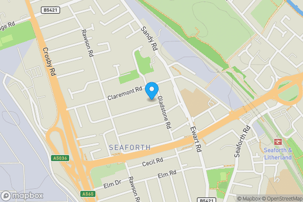 Map location for 2 Beaconsfield Road, Liverpool, L21 1DT