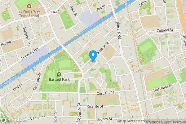 Map location for 39 Colebrook House, Ellesmere Street, Poplar, London E14 6LB