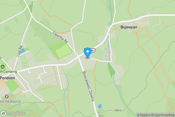 Map location for Pendeen, Penzance, Cornwall, TR19 7TJ