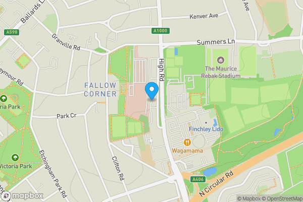 Map location for Granville Place, London, N12 0AX