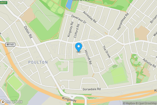 Map location for Rufford Road, WALLASEY, Merseyside, CH44 4BY