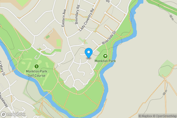 Map location for Riverside Drive, Chippenham, Wiltshire, SN15 3XS