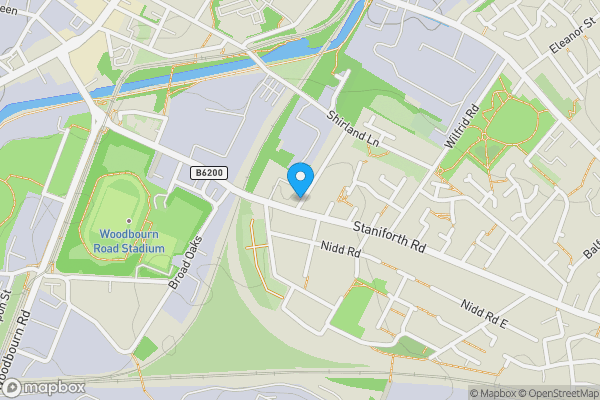 Map location for 7 Swarcliffe Road Darnall, Sheffield, South Yorkshire, S9 3FA