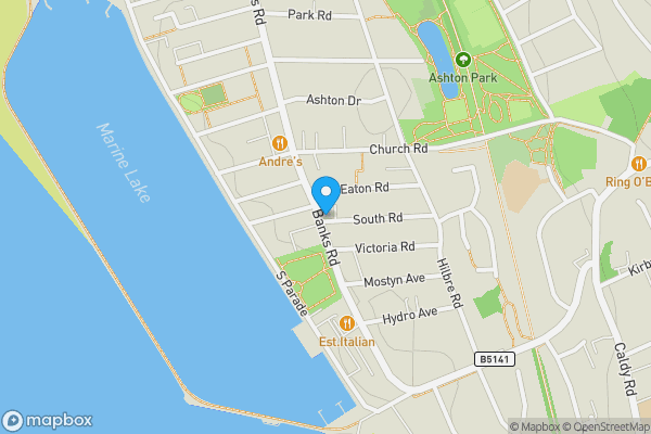 Map location for 119-121 Banks Road West Kirby, Wirral, Merseyside, CH48 0RB