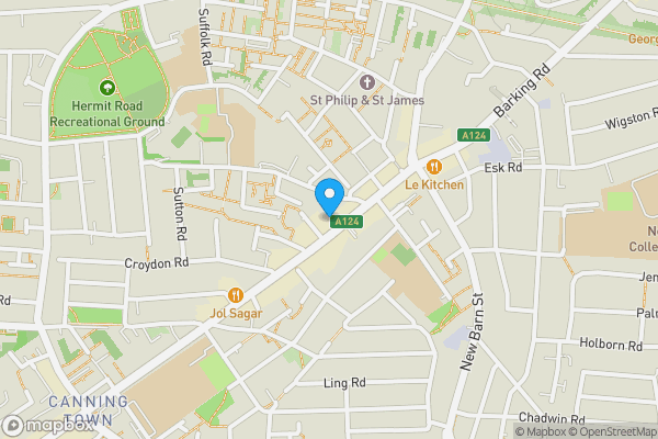 Map location for Flat 2, 309 Barking Road, Plaistow, London, E13 8EE